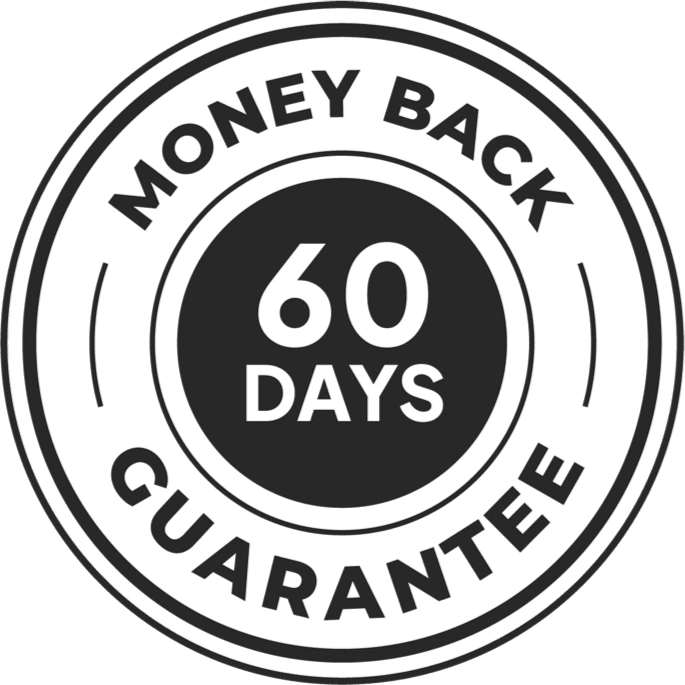 VigorJelly 60-day money-back guarantee badge